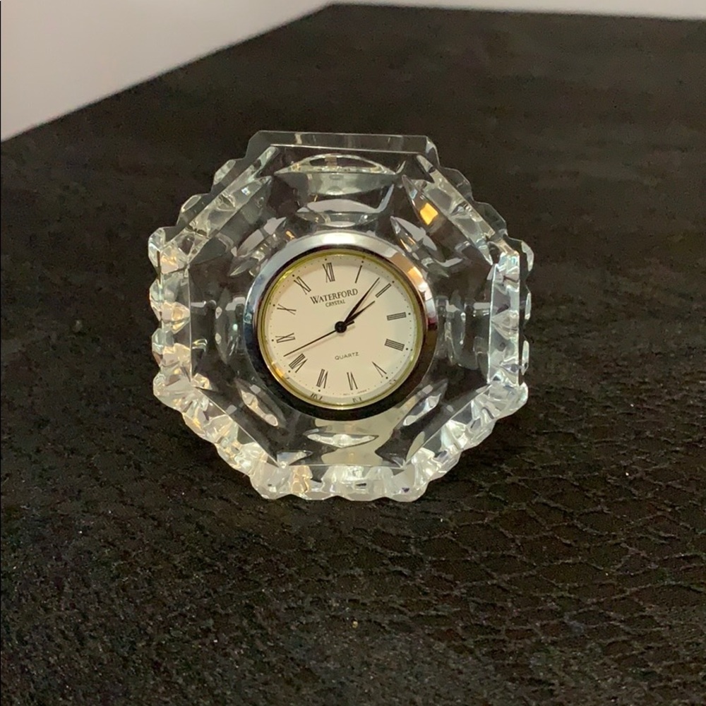 Waterford crystal clock